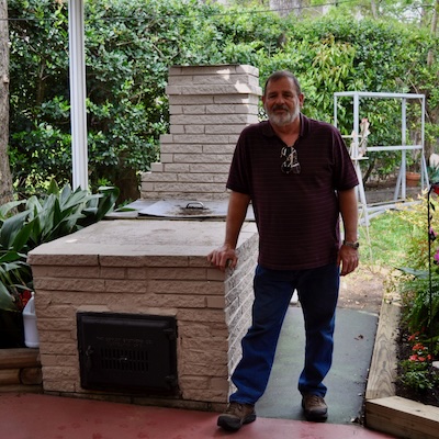 picture of a brick smoker