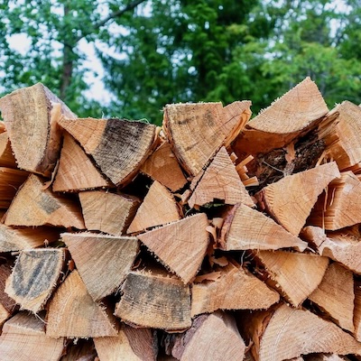picture of wood for cooking